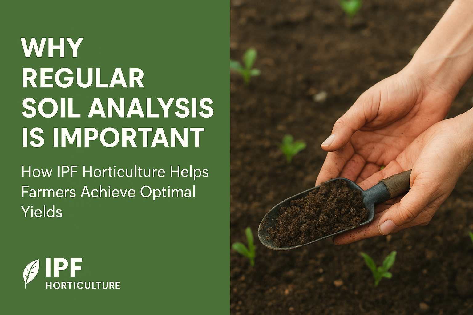 🌱 Why Regular Soil Analysis Matters for Modern Farming